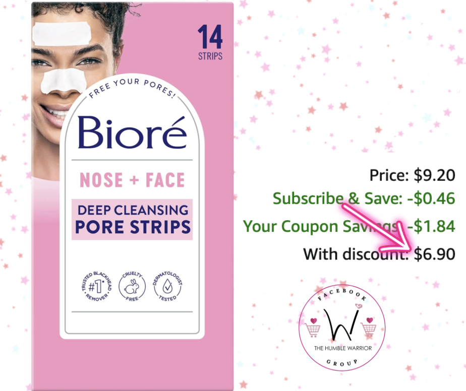 Bioré Nose+Face Blackhead Remover Strips!